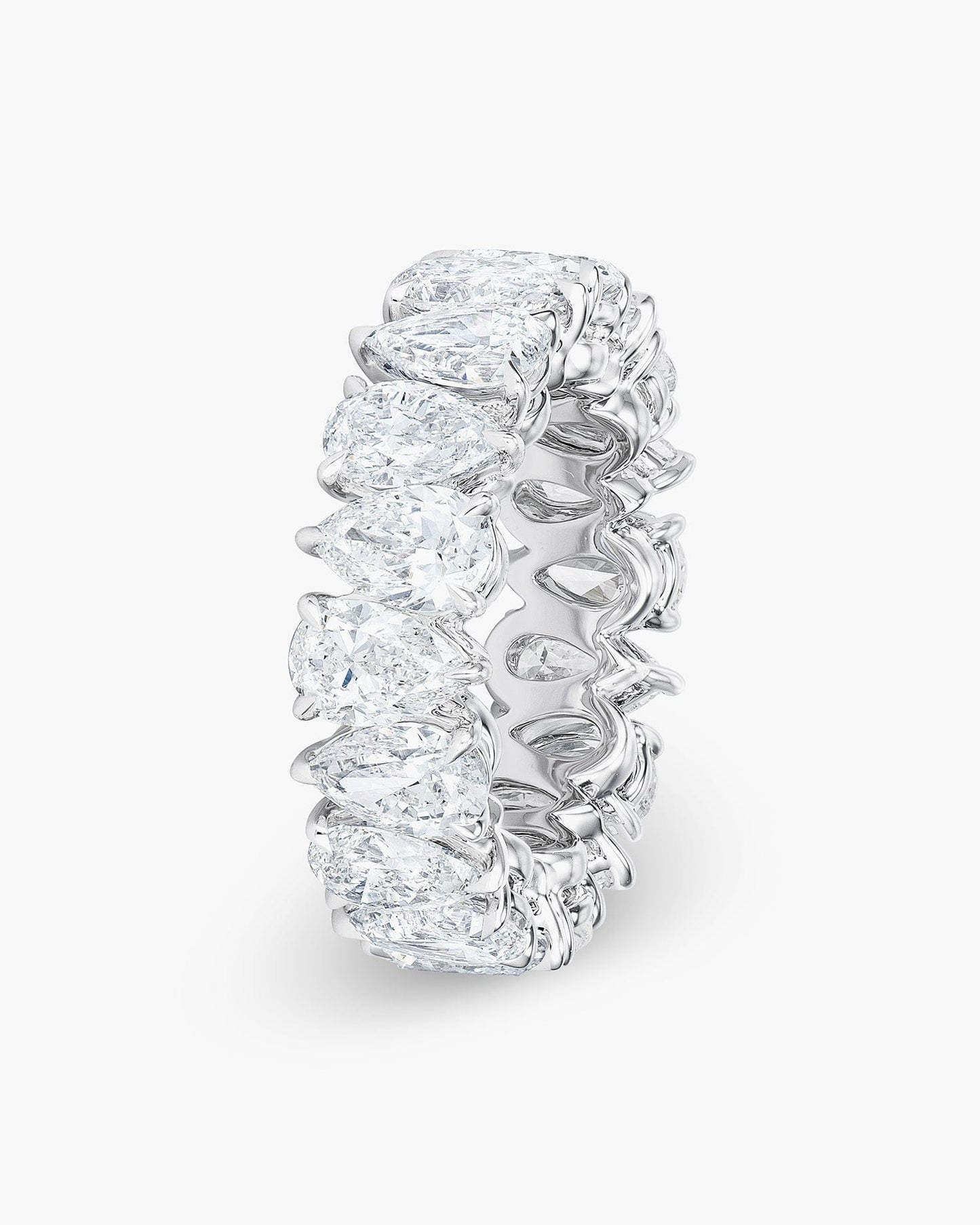 Pear Shape Diamond Eternity Ring (0.50 carat)
