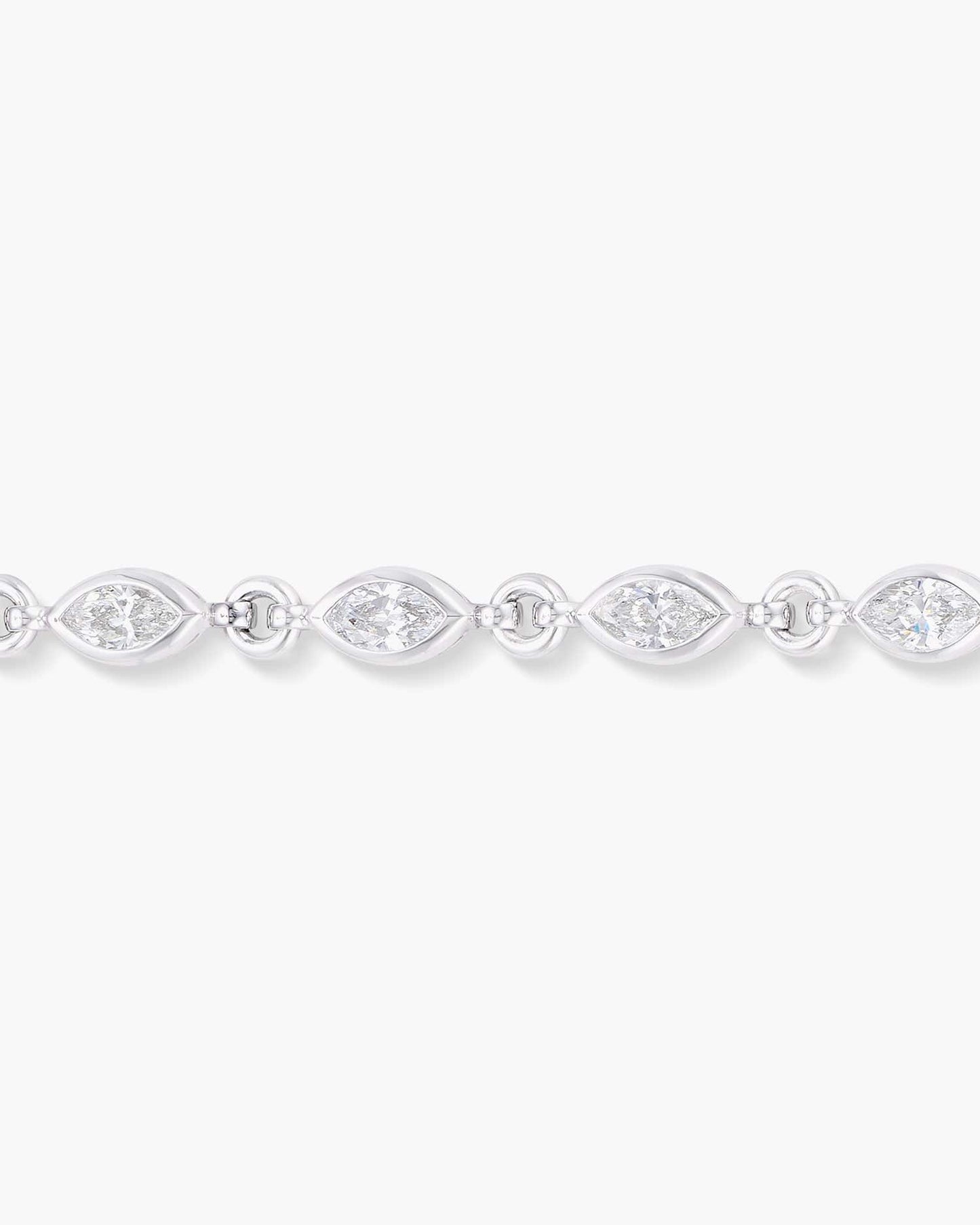 Marquise Shape Diamond Bracelet (0.58 carat)