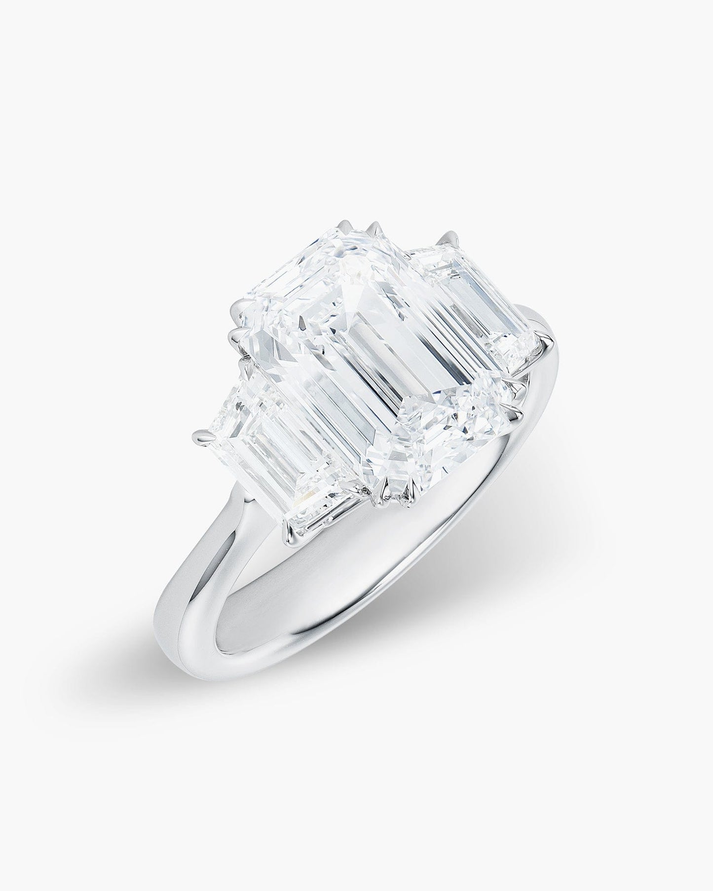 3.13 carat Emerald Cut Diamond Ring