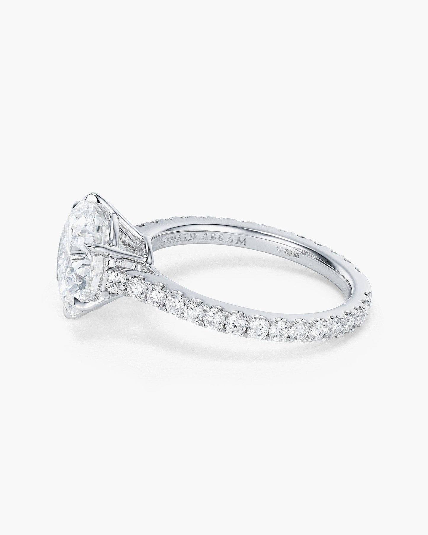 3.08 carat Round Brilliant Cut Diamond Ring