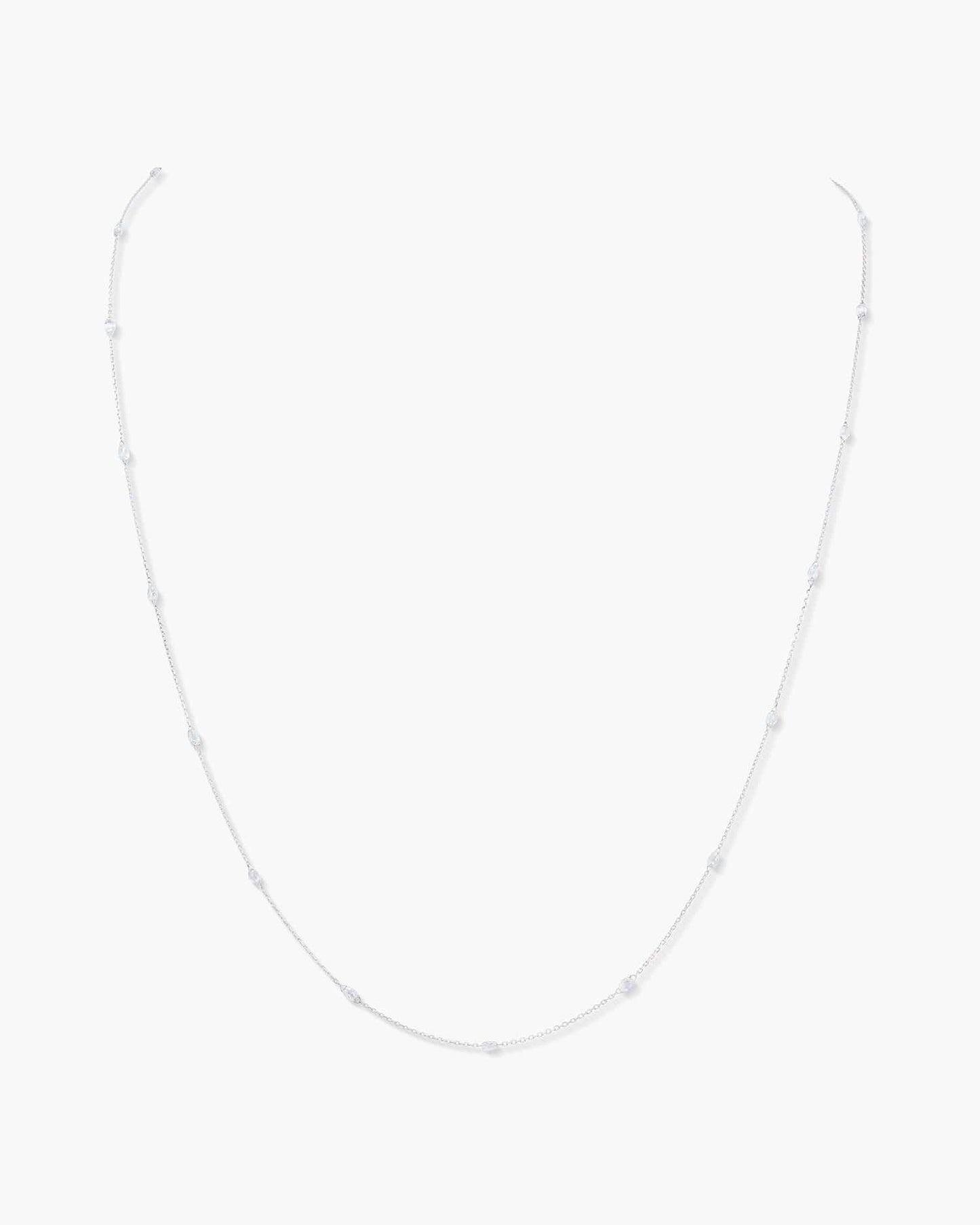 Briolette Diamond Necklace, 3.82 carats