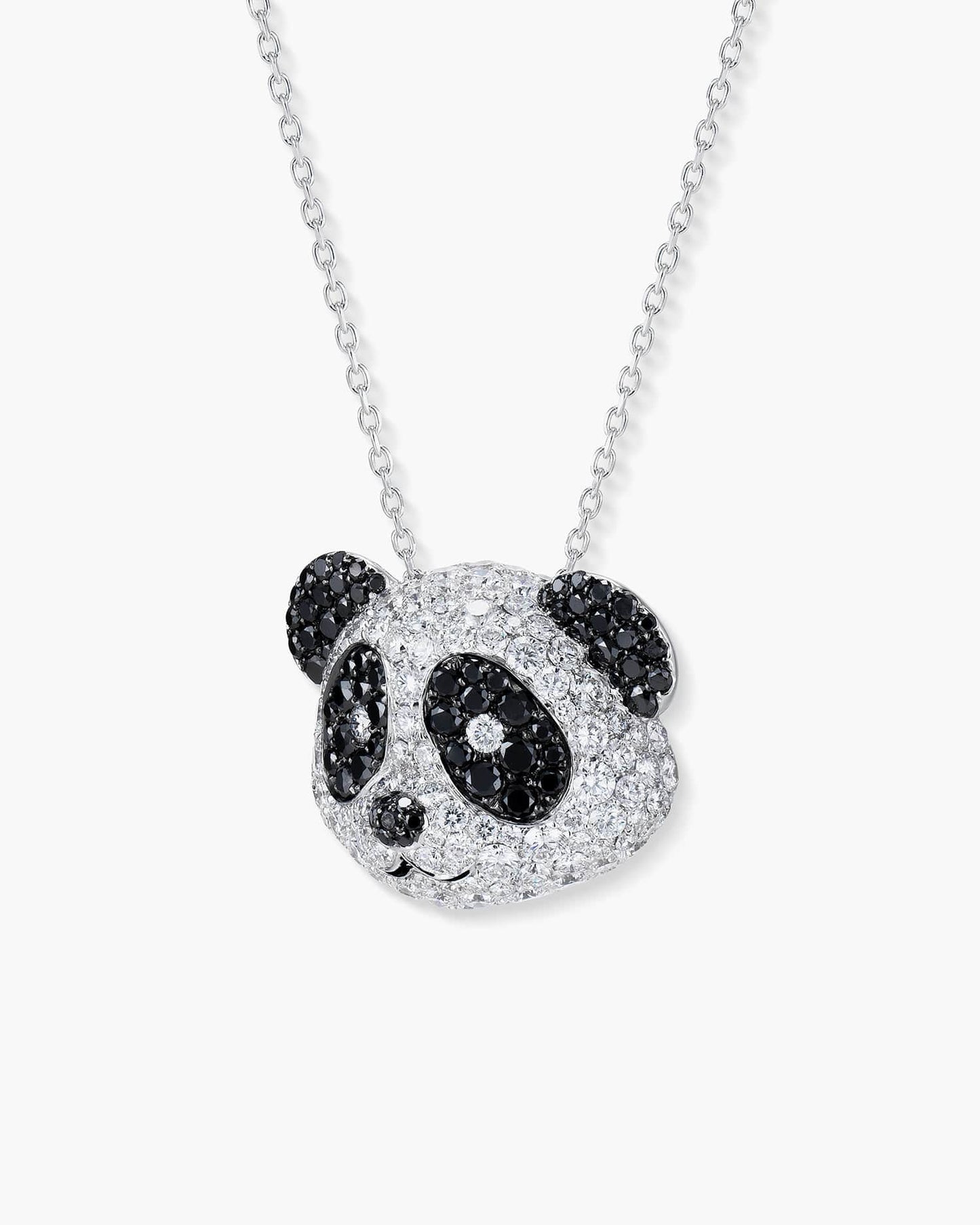 Panda Pavé Diamond Pendant Necklace – Ronald Abram