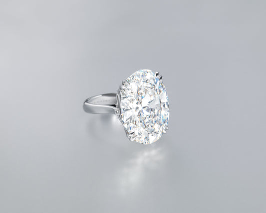 21.66 carat Oval Shape Diamond Ring