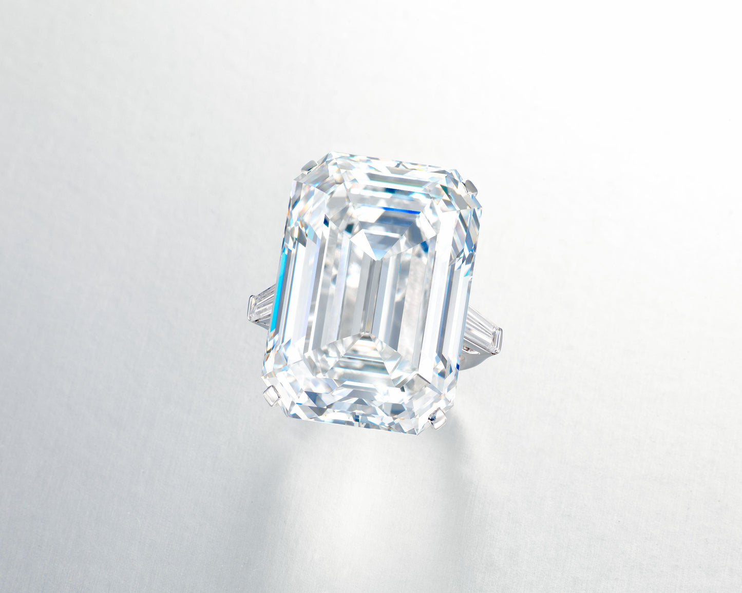 48.77 carat Emerald Cut Diamond Ring