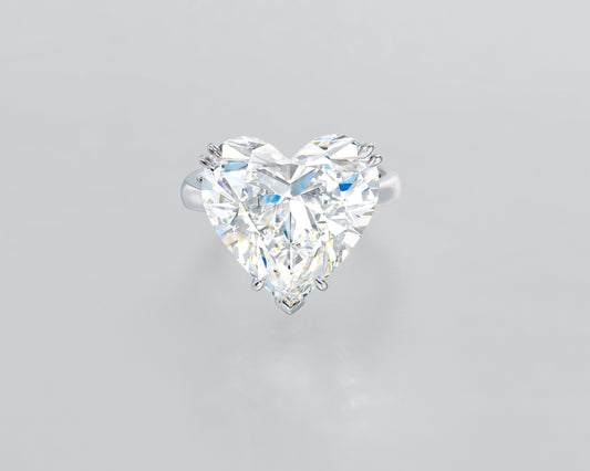 12.71 carat Heart Shape Diamond Ring